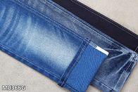 ผ้ายีนส์ฟอกสีน้ำเงินสีสันสดใสตามลานพร้อมผ้าทอลายทแยงขนาดใหญ่ 12.2oz