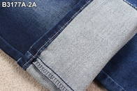 9.5 ออนซ์ปลอมถักผ้าเดนิมสิ่งทอลายทแยง Double Layers กางเกงยีนส์ยืด Material