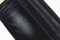 ผ้ายีนส์โพลีเอสเตอร์ผ้าฝ้ายสีดำ 11.8 ออนซ์สำหรับกางเกงขาสั้นกระโปรง
