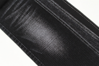 ผ้ายีนส์โพลีเอสเตอร์ผ้าฝ้ายสีดำ 11.8 ออนซ์สำหรับกางเกงขาสั้นกระโปรง