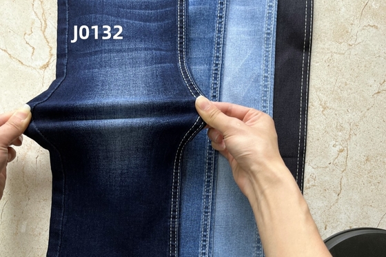 Wholesale 8.5 Oz Warp Slub High Stretch เนื้อเดนม เนื้อผ้าสําหรับกางเกงยีนส์
