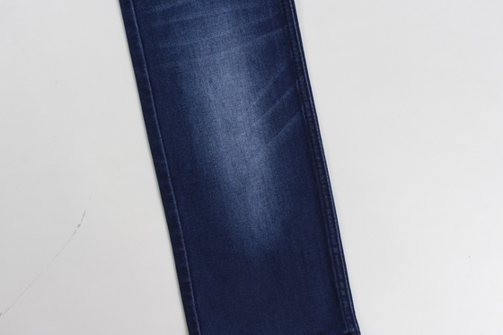 ขายปลีก 10 oz สีฟ้าเข้มยืดผ้าเดนมสําหรับกางเกงยีนส์