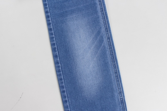ขายปลีก 10 oz สีฟ้าเข้มยืดผ้าเดนมสําหรับกางเกงยีนส์