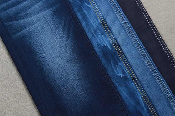 9-10 oz Tencel เนื้อเดนมสําหรับผู้หญิง กางเกงยีนส์ยืดสูงสําหรับยีนส์ยี่ห้อคุณภาพสูงจากโรงงาน Guangdong จีน