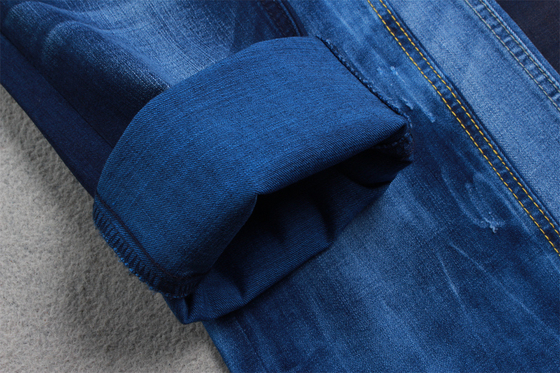 9-10 oz Tencel เนื้อเดนมสําหรับผู้หญิง กางเกงยีนส์ยืดสูงสําหรับยีนส์ยี่ห้อคุณภาพสูงจากโรงงาน Guangdong จีน