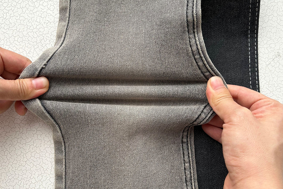 10 oz ราคาที่แข่งขัน ราคาที่คม สีเทาสําหรับผู้ชาย Jean Stretch ผ้าเดนม จากโรงงานจีน