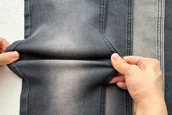 10 oz ราคาที่แข่งขัน ราคาที่คม สีเทาสําหรับผู้ชาย Jean Stretch ผ้าเดนม จากโรงงานจีน