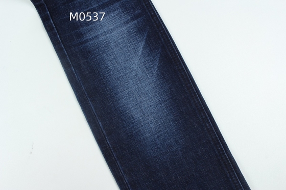 คุณภาพสูง 11.5 oz Crosshatch Slub Stretch เนื้อเดนมสําหรับกางเกงยีนส์