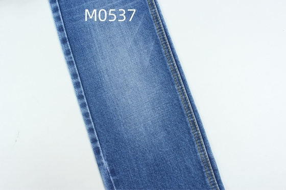 คุณภาพสูง 11.5 oz Crosshatch Slub Stretch เนื้อเดนมสําหรับกางเกงยีนส์