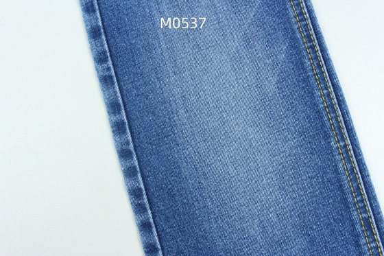 คุณภาพสูง 11.5 oz Crosshatch Slub Stretch เนื้อเดนมสําหรับกางเกงยีนส์