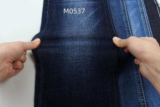 คุณภาพสูง 11.5 oz Crosshatch Slub Stretch เนื้อเดนมสําหรับกางเกงยีนส์