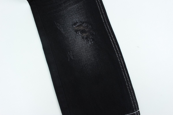 10.5 oz 100% แปลงสีดําและสีดํา ด้านหลัง ผ้าเดนม์
