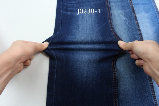 ขายปลีก 9Oz Warp Slub High Stretch เนื้อเดนม เนื้อผ้าสําหรับกางเกงยีนส์