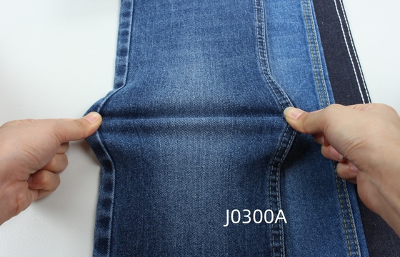 ขายปลีก 12.5 oz สีฟ้าเข้มยืดผ้าเดนมสําหรับกางเกงยีนส์