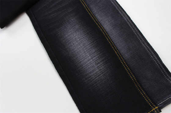 11.5 Oz Cross Slub Black Backside Denim Fabric For Man Jeans สไตล์ตลาดอินเดีย โรงงานจีนในกวนดง