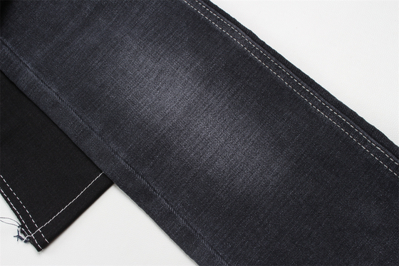 11.5 Oz Cross Slub Black Backside Denim Fabric For Man Jeans สไตล์ตลาดอินเดีย โรงงานจีนในกวนดง