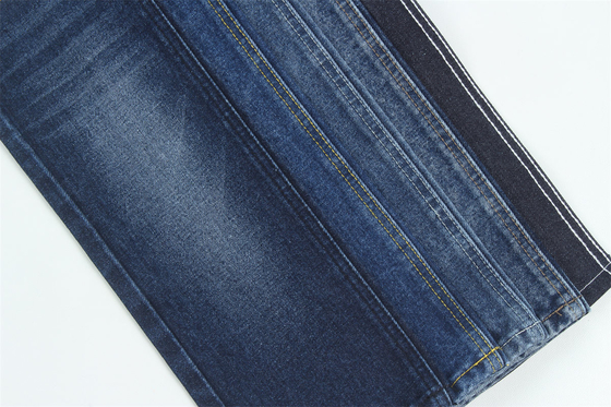 สีน้ําเงิน เนื้อผ้าเดนมแข็ง 100% ผ้าปูนรีไซเคิลยางสําหรับแรงงาน Jean Cloth