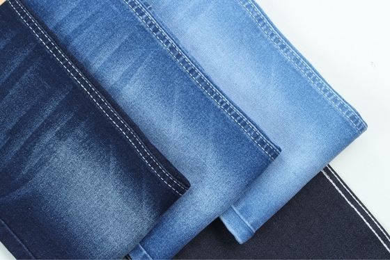 5000 เมตร 9 Oz Warp Slub เดนม์ จีนส์ เนื้อสีน้ําเงินเข้ม
