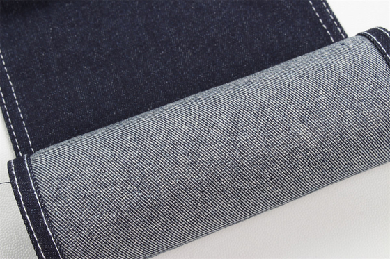 190cm Indigo Blue Cotton โพลีเอสเตอร์ เนื้อเดนมแข็งแรง สําหรับกางเกงยีนส์
