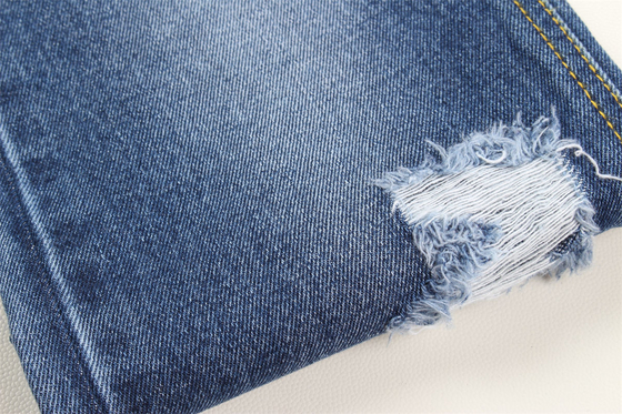 190cm Indigo Blue Cotton โพลีเอสเตอร์ เนื้อเดนมแข็งแรง สําหรับกางเกงยีนส์