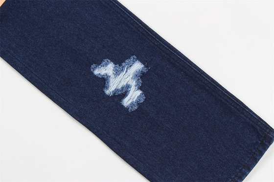 190cm Indigo Blue Cotton โพลีเอสเตอร์ เนื้อเดนมแข็งแรง สําหรับกางเกงยีนส์
