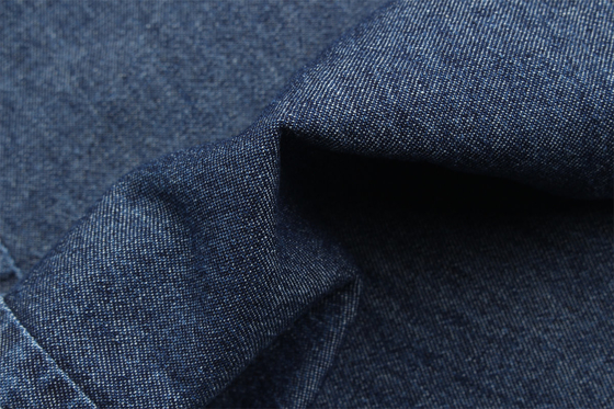5 ออนซ์ 100% ผ้าใบ Indigo Blue เสื้อเดนม
