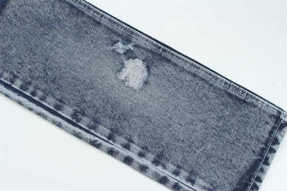 15 ออนซ์ 190 ซม. Indigo Cotton Polyester เนื้อเดนมแข็งแรง สําหรับกางเกงยีนส์