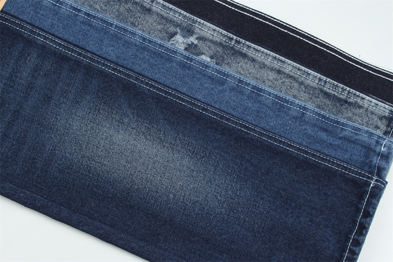 15 ออนซ์ 190 ซม. Indigo Cotton Polyester เนื้อเดนมแข็งแรง สําหรับกางเกงยีนส์