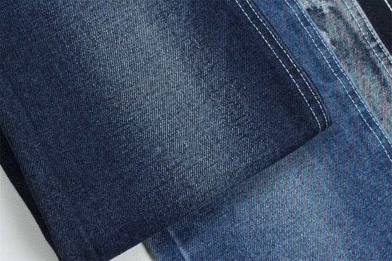 15 ออนซ์ 190 ซม. Indigo Cotton Polyester เนื้อเดนมแข็งแรง สําหรับกางเกงยีนส์