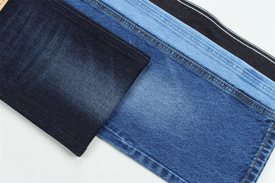 ผ้าเดนิมแข็ง 12.5 ออนซ์ Warp Slub สำหรับกางเกงยีนส์แบรนด์ 100% ผ้าฝ้าย สีน้ำเงินเข้มพิเศษ