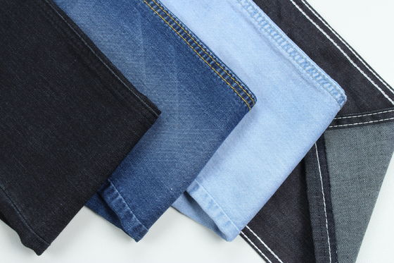 ผ้าเดนิม Tencel เนื้อนุ่มพิเศษยืดน้อย 6 ออนซ์ สำหรับเสื้อเชิ้ตและกางเกงยีนส์เด็ก บางเบา สบาย และระบายอากาศได้ดี