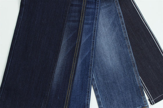 ผ้าเดนิมยืดหยุ่นแบบพิเศษ Sanforizing ทอพิเศษ Cotton Polyester Spandex Slub