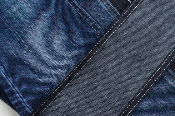 ผ้าเดนิมยืดหยุ่นแบบพิเศษ Sanforizing ทอพิเศษ Cotton Polyester Spandex Slub