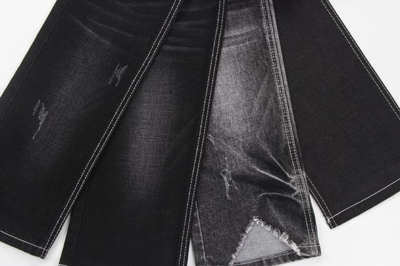 คุณภาพสุดยอด สีดํามืด สับสเต็ช เนื้อเดนม สําหรับกางเกงยีนส์