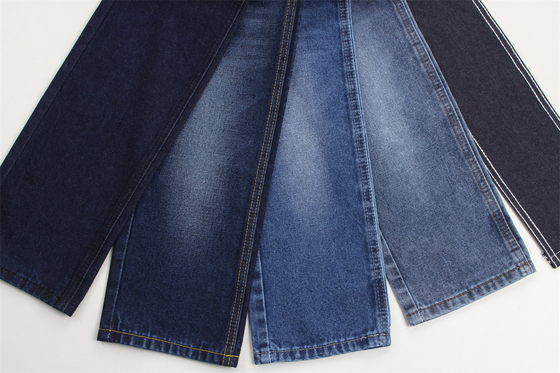 10 oz Super Blue Denim Fabric Rigid 100%Cotton For Style Jeans Boy Friend Style Soft Handfeel Women Jeans Summer ในราคาถูก