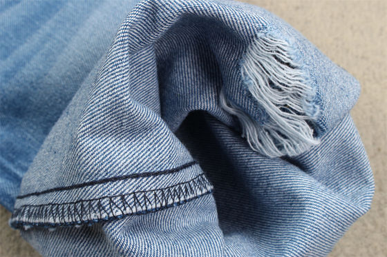 Eco-Friendly Shrink-Resistant Medium Weight 100% Cotton Denim Fabric for Jeans and Apparel