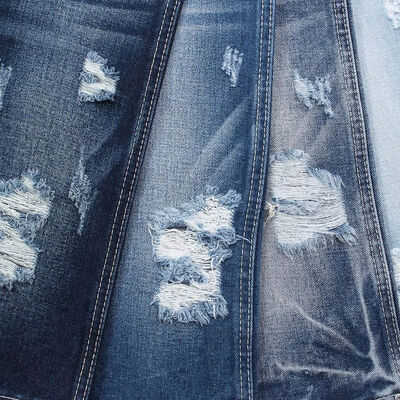 11.5 ออนซ์ ผ้าเดนิมคอตตอน (ไม่ผสมสแปนเด็กซ์) หน้ากว้าง 70 นิ้ว ผ้าเดนิมยีนส์สีน้ำเงินเข้มพิเศษ