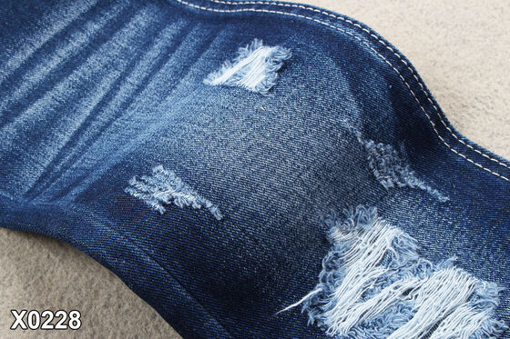 11.5 ออนซ์ ผ้าเดนิมคอตตอน (ไม่ผสมสแปนเด็กซ์) หน้ากว้าง 70 นิ้ว ผ้าเดนิมยีนส์สีน้ำเงินเข้มพิเศษ