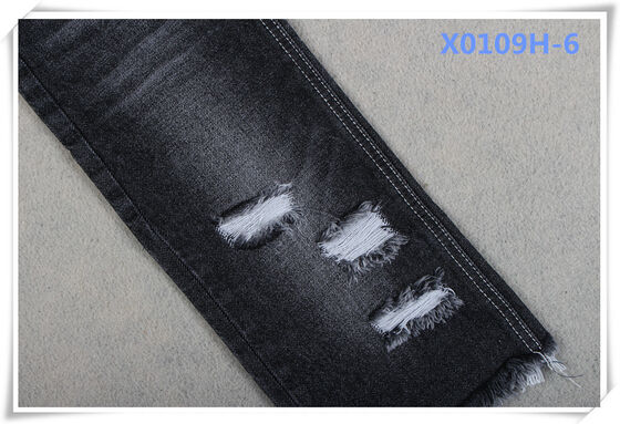 สไตล์แฟนผ้าเดนม 100% ผ้าผ้าสีดํา สําหรับกางเกง