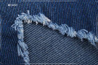 สีน้ำเงินเข้ม 10.9oz Sanforized 69 Cotton 26 Polyester 2 Spandex ผ้าเดนิมดิบ