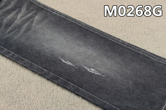 81 Cotton 18 Polyester 1 Spandex Sulfur Dyed Cotton Polyester Spandex Denim Fabric