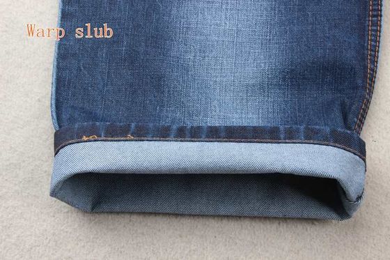 11oz Mercerizing Crosshatch Organic Cotton Denim Fabric Summer Jeans Pant Material