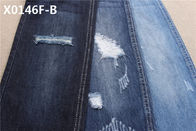9.1 ออนซ์สีน้ำเงินเข้มออกแบบผ้าเดนิม Cotton 100 สำหรับกางเกงยีนส์สไตล์บอยเฟรนด์