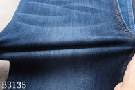 9.5oz 72% CTN 2% SPX Warp Slub Cotton Spandex Denim Fabric สำหรับกางเกงยีนส์ผู้หญิง