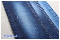 9oz Slub Style Indigo ทอ 98 Cotton 2 Elastane Fabric Denim Jeans Material