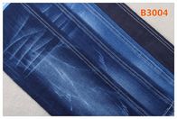 Crosshatch 11oz 170 Cm 65% Cotton Stretch Slub Denim Fabric สำหรับกางเกงยีนส์
