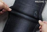 10.3 ออนซ์ Black Slub Polyester Spandex ผ้ายีนส์ยืดเล็กน้อย Lady'S Wear