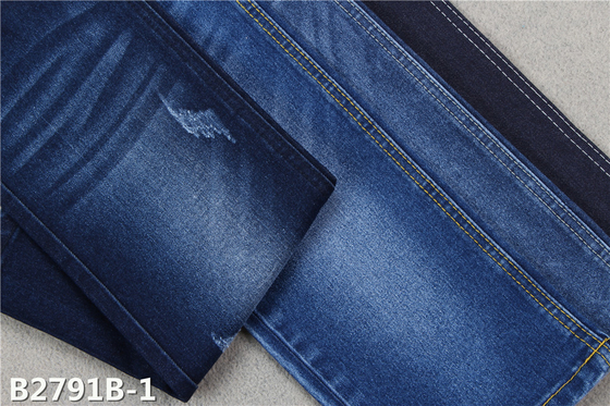 10OE Yarn No Slub ผ้ายีนส์ยืด 10 ออนซ์ม้วนสำหรับกางเกง