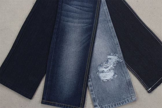 12.5 ครั้งหนึ่ง 190 ซม. 100% ผ้าปูน Super Indigo Blue Denim Jeans
