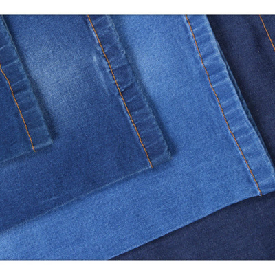 ผ้ายีนส์ออร์แกนิกพิมพ์ลาย Indigo 98% Cotton 2% Spandex 315g